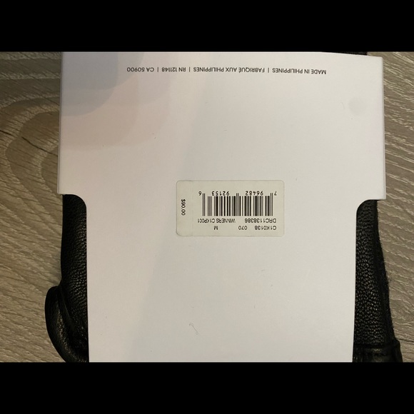 Mens CK fleece lined gloves - Picture 3 of 3